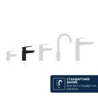 Змішувач для раковини Grohe Dice чорний матовий 1018572430