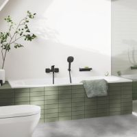 Смеситель для ванны Grohe Dice черный матовый 1018722430