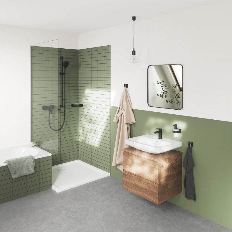 Змішувач для душу Grohe Dice чорний матовий 1018742430