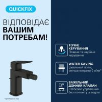 Змішувач для біде Grohe Dice чорний матовий 1018772430