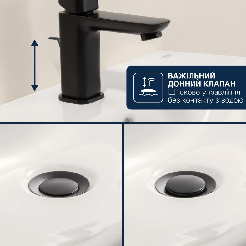 Змішувач для біде Grohe Dice чорний матовий 1018772430