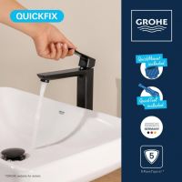 Змішувач для раковини Grohe Dice чорний матовий 1018922430