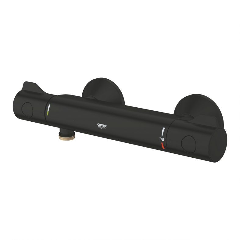 Змішувач для душу Grohe Grohtherm 800 чорний матовий 1022022430