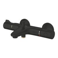 Змішувач для ванни Grohe Grohtherm 800 чорний матовий 1022032430