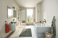 Змішувач для ванни Grohe Grohtherm 800 чорний матовий 1022032430