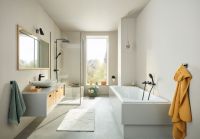 Змішувач для ванни Grohe Grohtherm 800 чорний матовий 1022032430