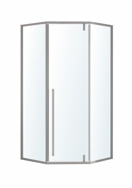 Душова кабіна Volle MORA 90x90 (профіль - хром, скло - прозоре) 1037.145501