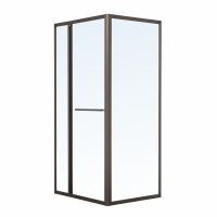 Душова кабіна Volle CRUZE 90x90 (профіль - графіт, скло - прозоре) 1047.124705
