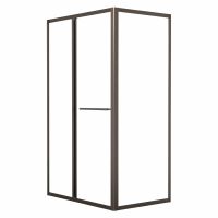 Душова кабіна Volle CRUZE 80x120 (профіль - графіт, скло - прозоре) 1047.134705