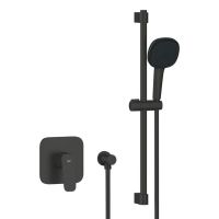 Душова система прихованого монтажу Grohe Cubeo чорний матовий 1053352430
