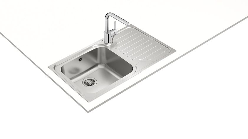 Кухонна мийка Teka Classic MAX 1B 1D LHD з нержавіючої сталі 11119201