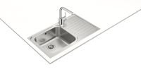 Кухонна мийка Teka Classic MAX 1B 1D LHD з нержавіючої сталі 11119201