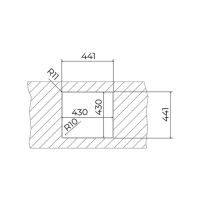 Кухонна мийка Teka FlexLinea RS15 40.40 з нержавіючої сталі 115000061