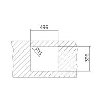 Кухонна мийка Teka FlexLinea RS15 50.40 з нержавіючої сталі 115000062