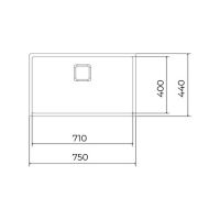Кухонна мийка Teka FlexLinea RS15 71.40 з нержавіючої сталі 115000063