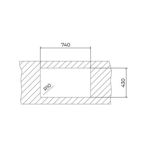Кухонна мийка Teka FlexLinea RS15 71.40 з нержавіючої сталі 115000063