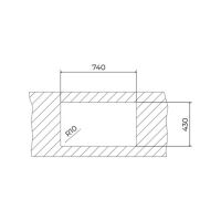Кухонна мийка Teka FlexLinea RS15 71.40 з нержавіючої сталі 115000063