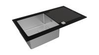 Кухонна мийка Teka Diamond 1B 1D 86 з нержавіючої сталі 115100011