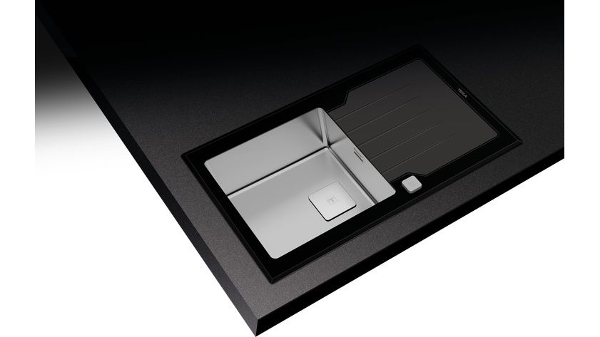Кухонна мийка Teka Diamond 1B 1D 86 з нержавіючої сталі 115100011