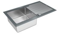 Кухонна мийка Teka Diamond RS15 1B 1D 86 з нержавіючої сталі 115100021