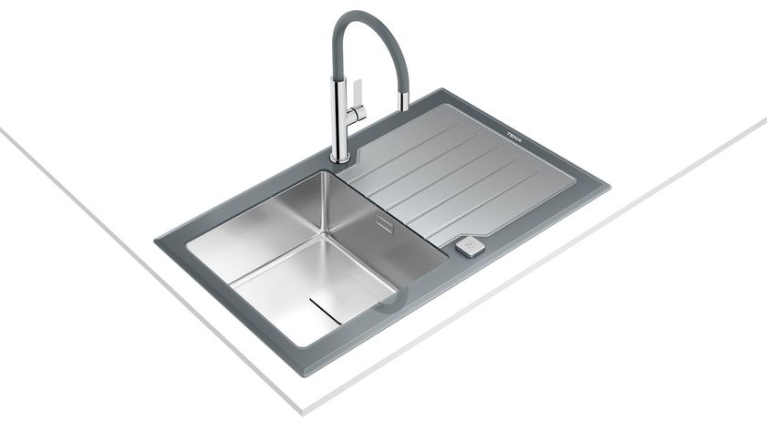 Кухонна мийка Teka Diamond RS15 1B 1D 86 з нержавіючої сталі 115100021