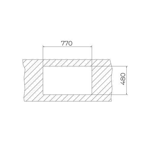 Кухонна мийка Teka Nova 80 WS-TG 1B з теграніту 115230057