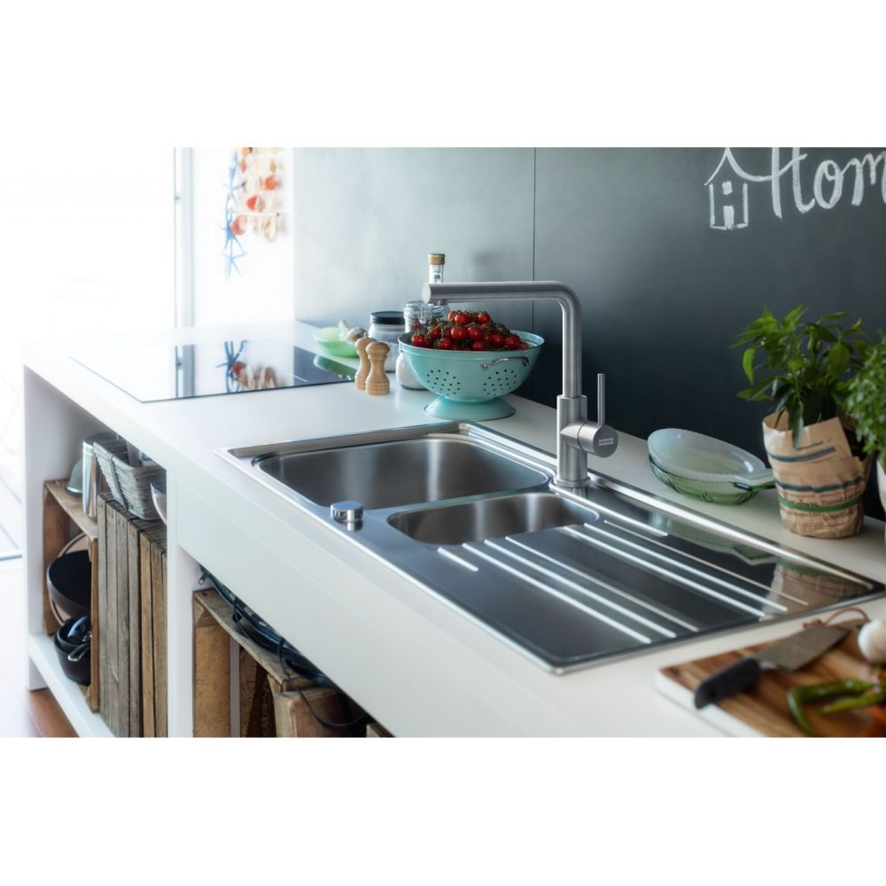 Змішувач для кухні Franke Smart Glenda сталь матова 115.0706.985