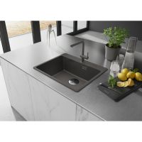 Змішувач для кухні Franke Active сірий матовий 115.0721.464 з висувною лійкою