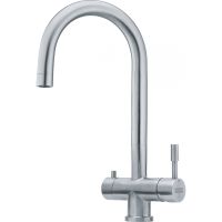 Смеситель для кухни Franke Eos сталь матовая 120.0179.979 под фильтрованную воду