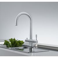 Смеситель для кухни Franke Eos сталь матовая 120.0179.979 под фильтрованную воду