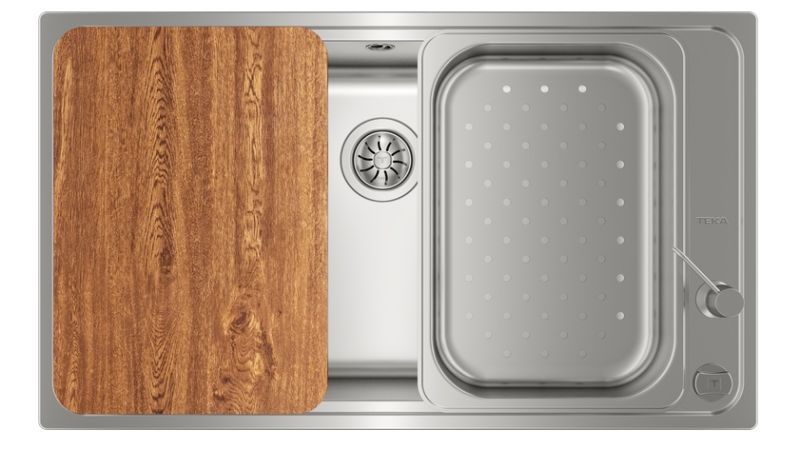 Кухонная мойка Teka Bahia 1B Plus из нержавеющей стали 12127001