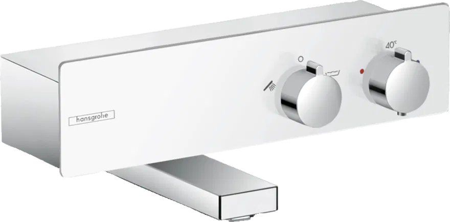 Смеситель для ванны Hansgrohe ShowerTablet Select белый матовый 13107400