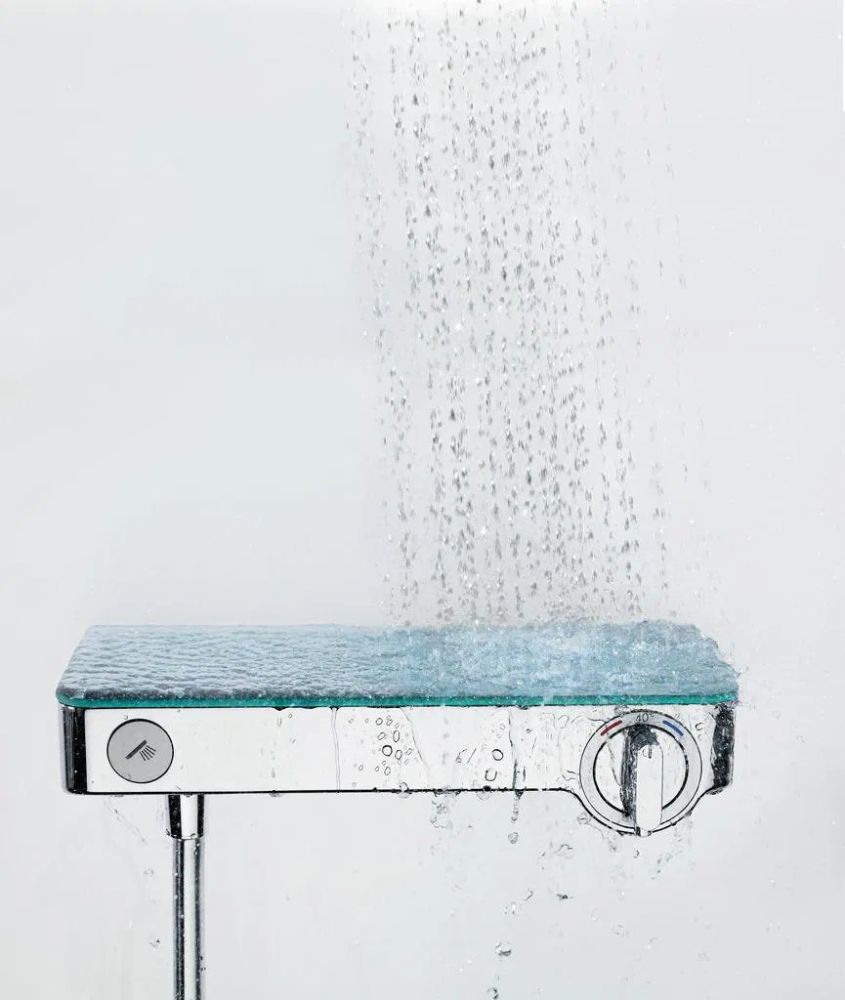 Смеситель для душа Hansgrohe ShowerTablet Select белый матовый 13171400