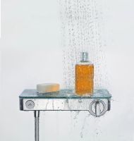 Смеситель для душа Hansgrohe ShowerTablet Select белый матовый 13171400