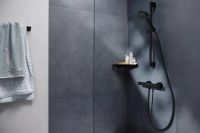 Смеситель для душа Hansgrohe Ecostat Element черный матовый 13346670