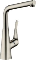 Змішувач для кухні Hansgrohe Metris сталь 14822800