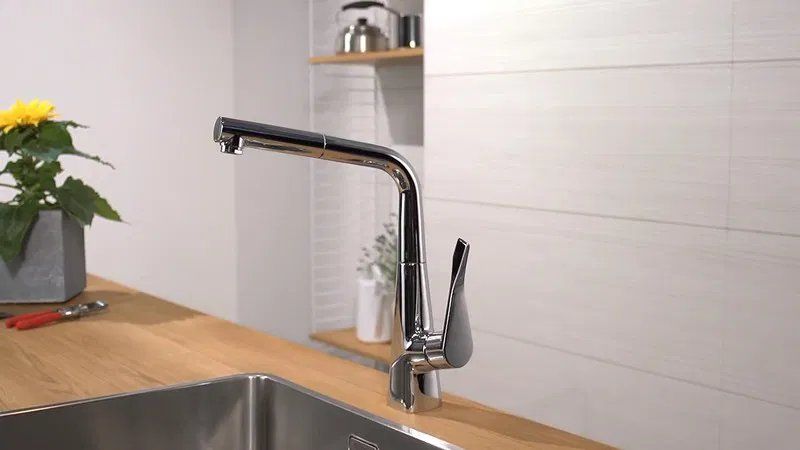 Змішувач для кухні Hansgrohe Metris хром 14823000