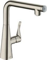 Змішувач для кухні Hansgrohe Metris Select сталь 14847800