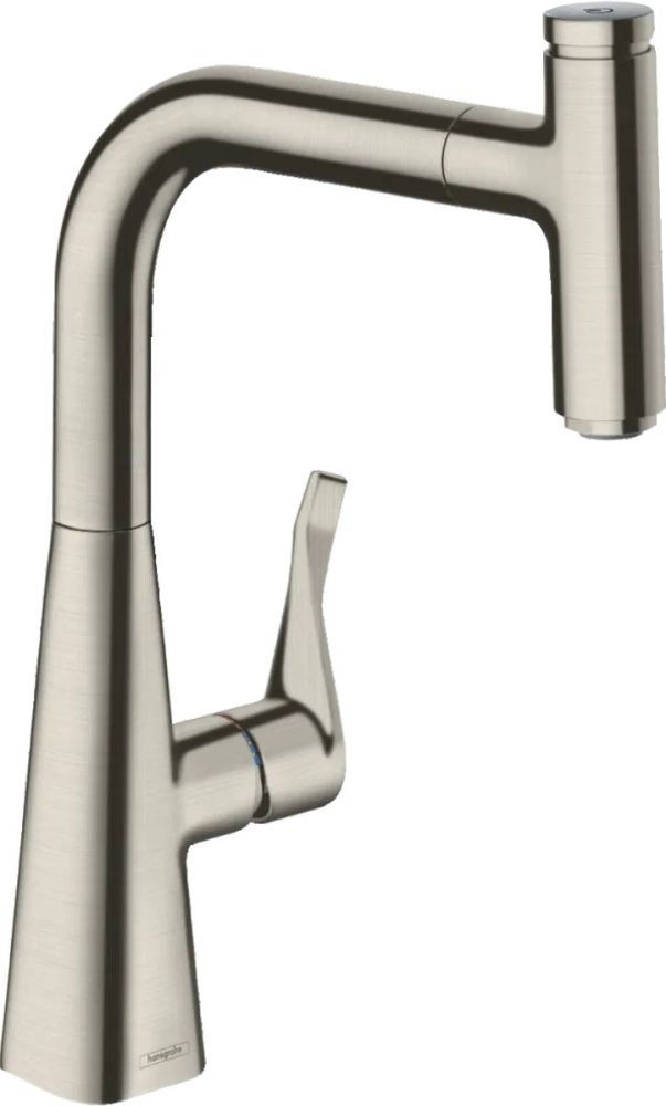 Змішувач для кухні Hansgrohe Metris Select сталь 14857800