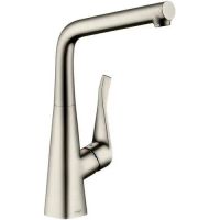 Змішувач для кухні Hansgrohe Metris Select сталь 14883800