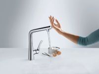Змішувач для кухні Hansgrohe Metris Select сталь 14883800