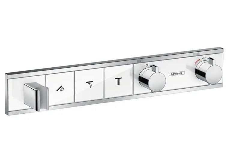 Змішувач прихованого монтажу Hansgrohe RainSelect білий матовий 15356400