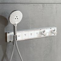 Змішувач прихованого монтажу Hansgrohe RainSelect білий матовий 15356400