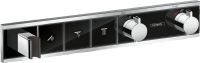 Змішувач прихованого монтажу Hansgrohe RainSelect чорний/хром 15356600