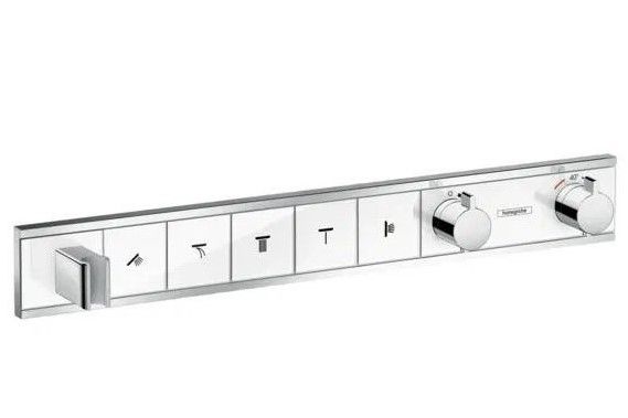 Змішувач прихованого монтажу Hansgrohe RainSelect білий матовий 15358400