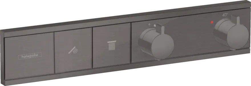 Змішувач прихованого монтажу Hansgrohe RainSelect чорний матовий хром 15380340