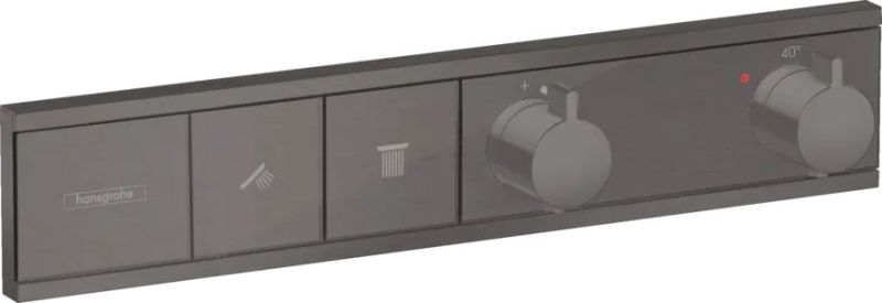 Змішувач прихованого монтажу Hansgrohe RainSelect чорний матовий хром 15380340