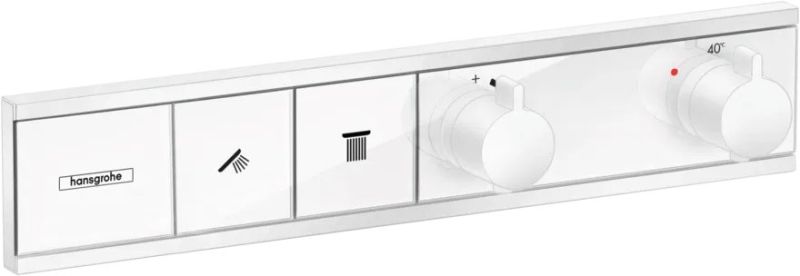 Змішувач прихованого монтажу Hansgrohe RainSelect білий матовий 15380700