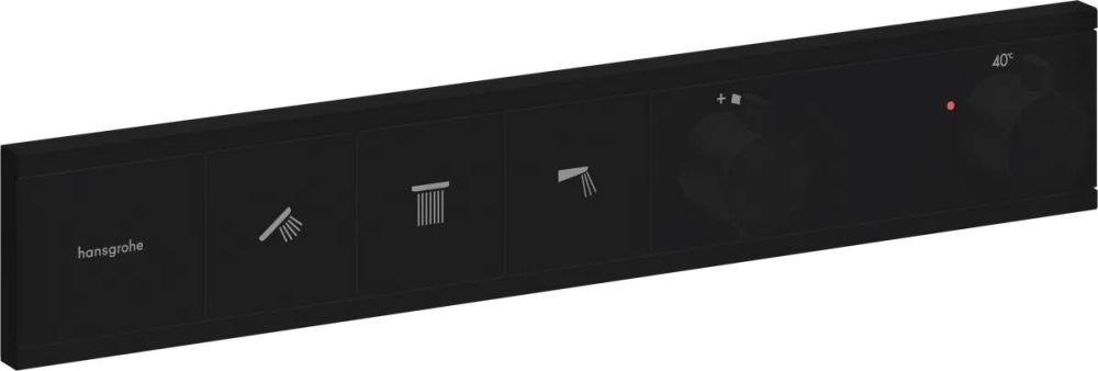 Змішувач прихованого монтажу Hansgrohe RainSelect чорний матовий 15381670