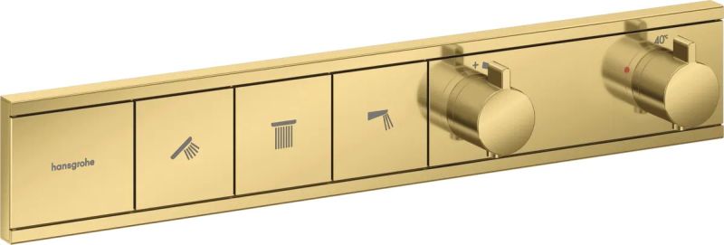 Змішувач прихованого монтажу Hansgrohe RainSelect золото 15381990